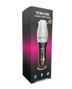 The Male Rose - Gawk Gawk 3000 Rotating Oral Masturbator (Black) - Black