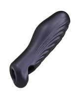 Manwan - RYZER Textured Penis Sleeve (Black) - Black
