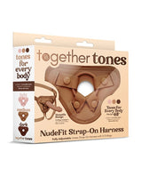 Together - NudeFit Fully Adjustable Strap-On Harness - Multi Colour