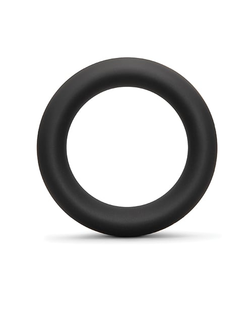 B-Vibe - Snug Silicone Cock Ring Collection (Black) - Black / 40 mm