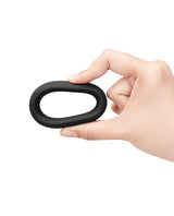 B-Vibe - Snug Silicone Cock Ring Collection (Black) - Black / 40 mm