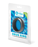 B-Vibe - Snug Silicone Cock Ring Collection (Black) - Black / 45 mm