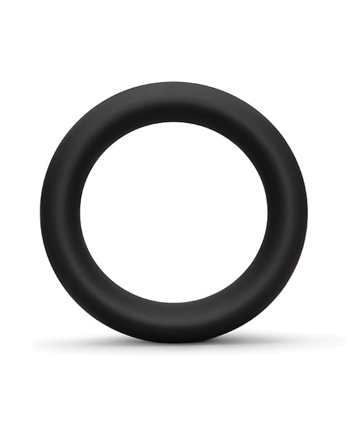 B-Vibe - Snug Silicone Cock Ring Collection (Black) - Black / 45 mm