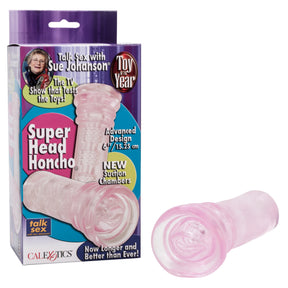 CalExotics - Sue Johanson Super Head Honcho Oral Masturbator (Pink) - Pink