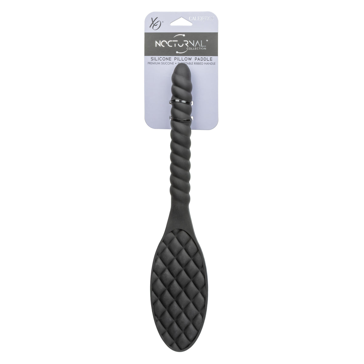 CalExotics - Nocturnal Collection Silicone Pillow Paddle (Black) - Black