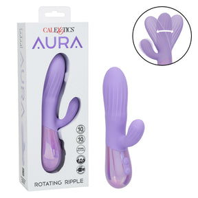 CalExotics - Aura Rotating G-Spot & Clitoral Vibrator (Purple) - Purple
