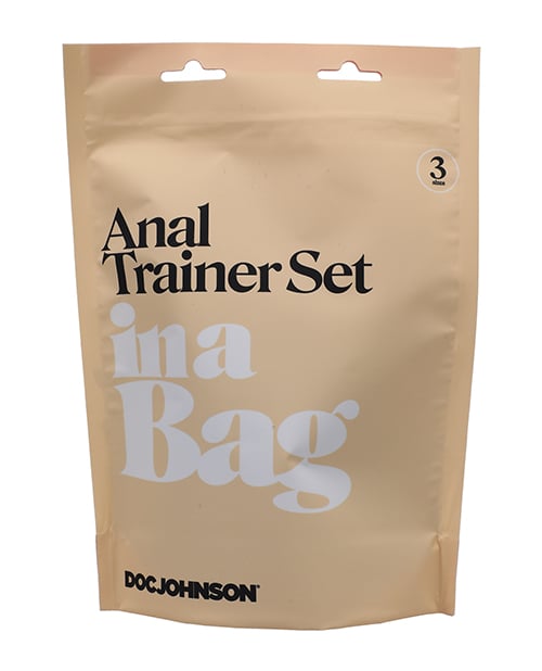 Doc Johnson - In A Bag Anal Trainer Set (Black) - Black