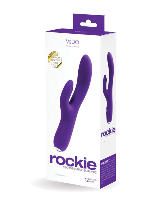 VeDO - Rockie Rechargeable Dual-Action Vibrator (Blue)