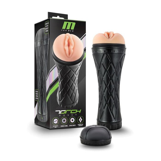 Blush Novelties - M for Men The Torch Alat Melancap Faraj Realistik (Beige)