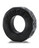 Oxballs - Sprocket Comfort No-Roll Cock Ring (Black) - Black