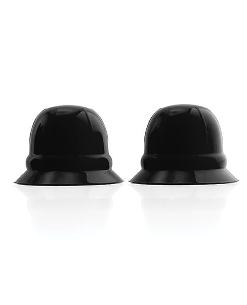 Hunky Junk - Nano Nips Silicone Nipple Suction Set (Black) - Black
