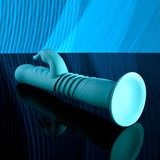 Evolved - Bunny Hop Suction-Base Thrusting Rabbit Vibrator (Blue)