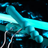 Evolved - Flip Flop Double-Ended Rechargeable Vibrator (Green)
