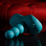 Playboy - Have A Seat Remote-Controlled Ride-On Vibrator (Green)
