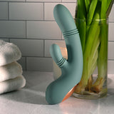 Evolved - Penggetar Arnab Boleh Dicas Semula Rub Me Tender (Hijau)