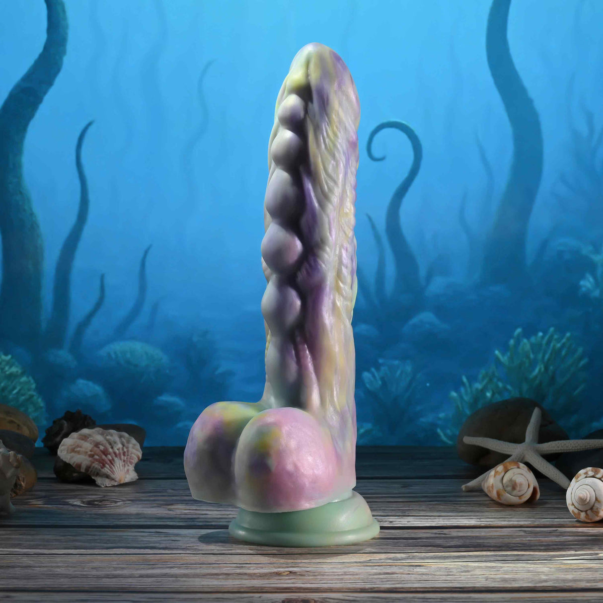 Gender X - Dildo Fantasi Tolakan Kawalan Jauh Monster’s Ball (Pelbagai Warna)