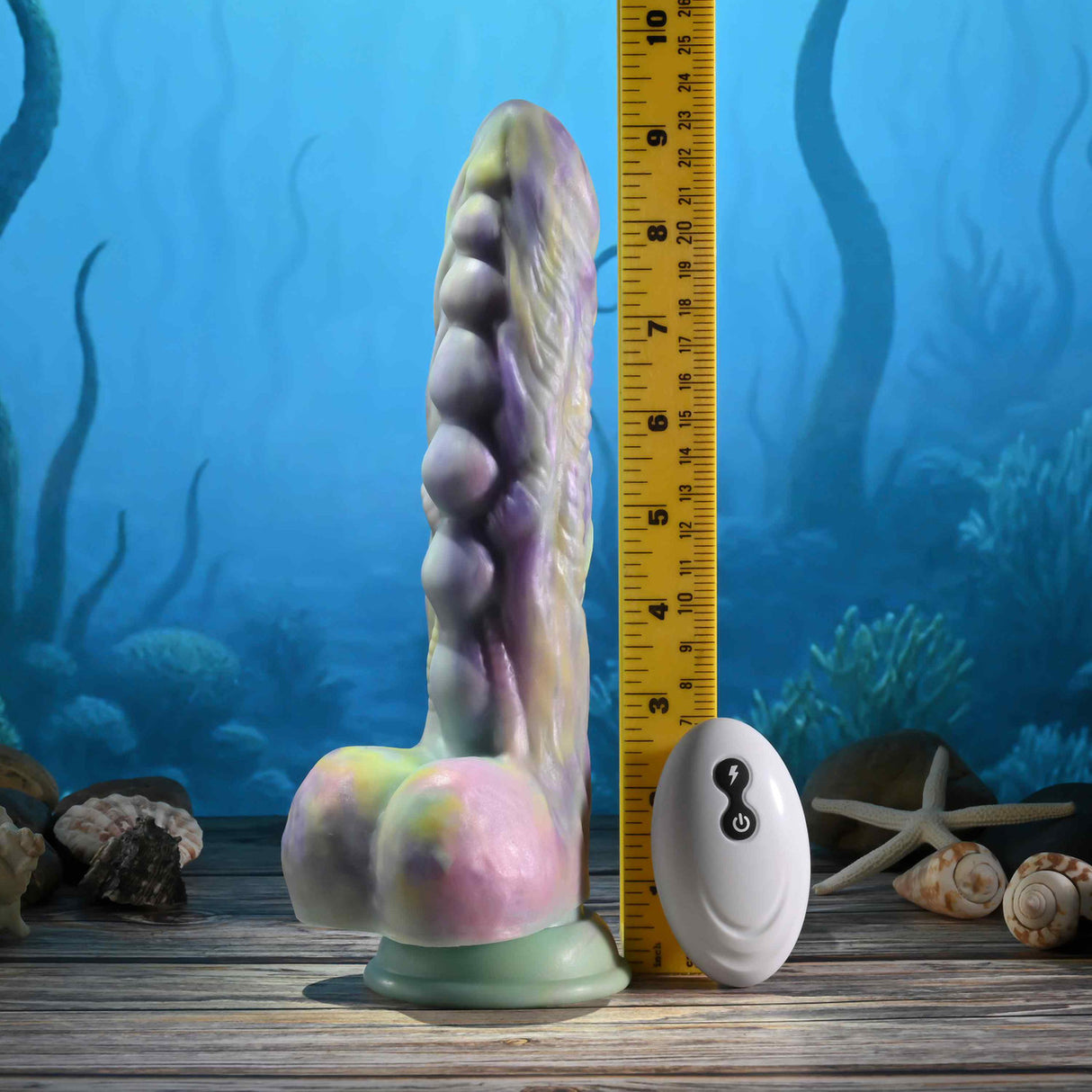 Gender X - Dildo Fantasi Tolakan Kawalan Jauh Monster’s Ball (Pelbagai Warna)