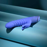 Evolved - Knock Knock Rechargeable Rabbit Vibrator (Blue)