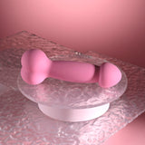 SELOPA - Penggetar Dildo Realistik Boleh Dicas Semula yang Agak Gila (Merah Jambu)