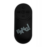 XR Brands - Bang! Remote-Control Bullet Vibrator (Black) - Black