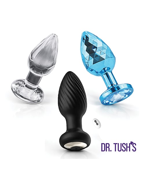 Dr. Tush's - Set Pal Anal Kaca, Logam & Bergetar Venture (Pelbagai Warna)