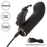 CalExotics - Raven Butterfly Rechargeable Mini Dual Vibrator (Black) – product view 8