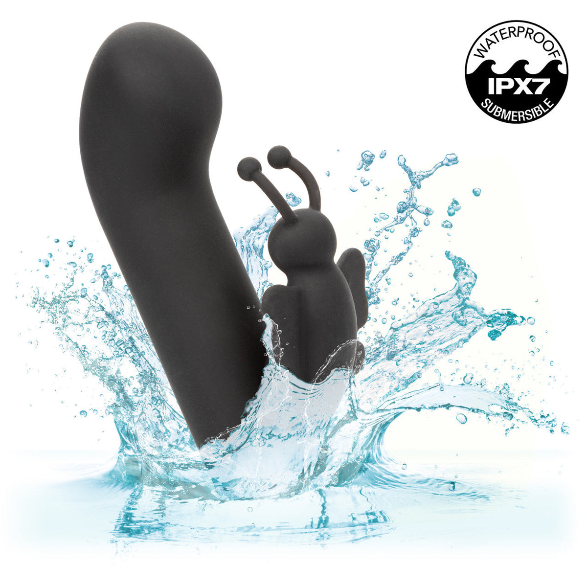CalExotics - Raven Butterfly Rechargeable Mini Dual Vibrator (Black) – product view 9