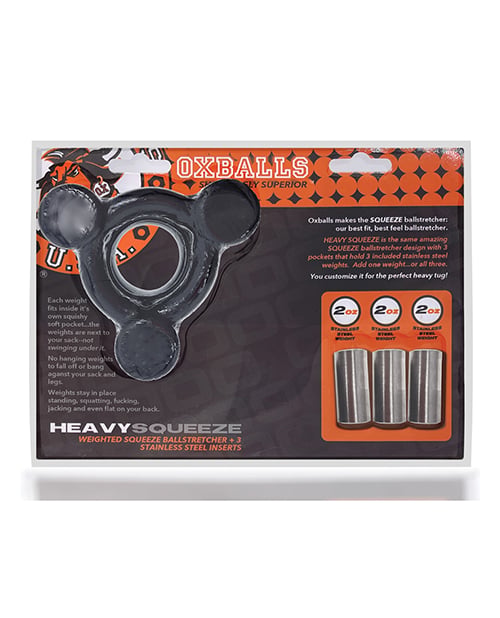 Oxballs - Heavy Squeeze Weighted Ball Stretcher (Black) – product view 5