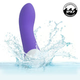 CalExotics - Basic Essentials Rechargeable Curved G Spot Vibrator (Purple) CE2183 CherryAffairs