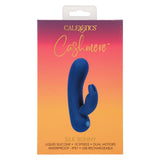 CalExotics - Cashmere Silk Bunny Rechargeable Rabbit Vibrator (Blue) CE2146 CherryAffairs