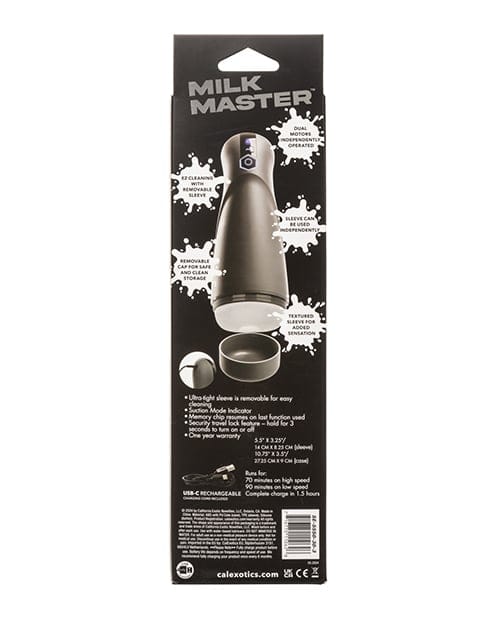 CalExotics - Milk Master Automatic Milker Male Masturbator (Black) CE2151 CherryAffairs
