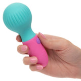 CalExotics - Naughty Bits To The Max Rechargeable Mini Wand Vibrator (Blue) CE2145 CherryAffairs