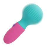 CalExotics - Naughty Bits To The Max Rechargeable Mini Wand Vibrator (Blue) CE2145 CherryAffairs