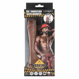 CalExotics - Working Stiff Thrusting Jack Hammer Suction Dildo (Brown) CE2248 CherryAffairs
