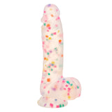 California Exotics - Party Boy Confetti Silicone Studs Dildo 6" (Multicolor) CE2121 CherryAffairs