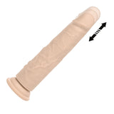 California Exotics - Rechargeable Vibrating Thrusting Silicone Studs Realistic Dildo CherryAffairs