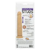 California Exotics - Rechargeable Vibrating Thrusting Silicone Studs Realistic Dildo CherryAffairs