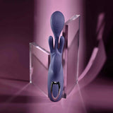 Evolved - Bow Down Rechargeable Rabbit Vibrator (Purple) EV1217 CherryAffairs