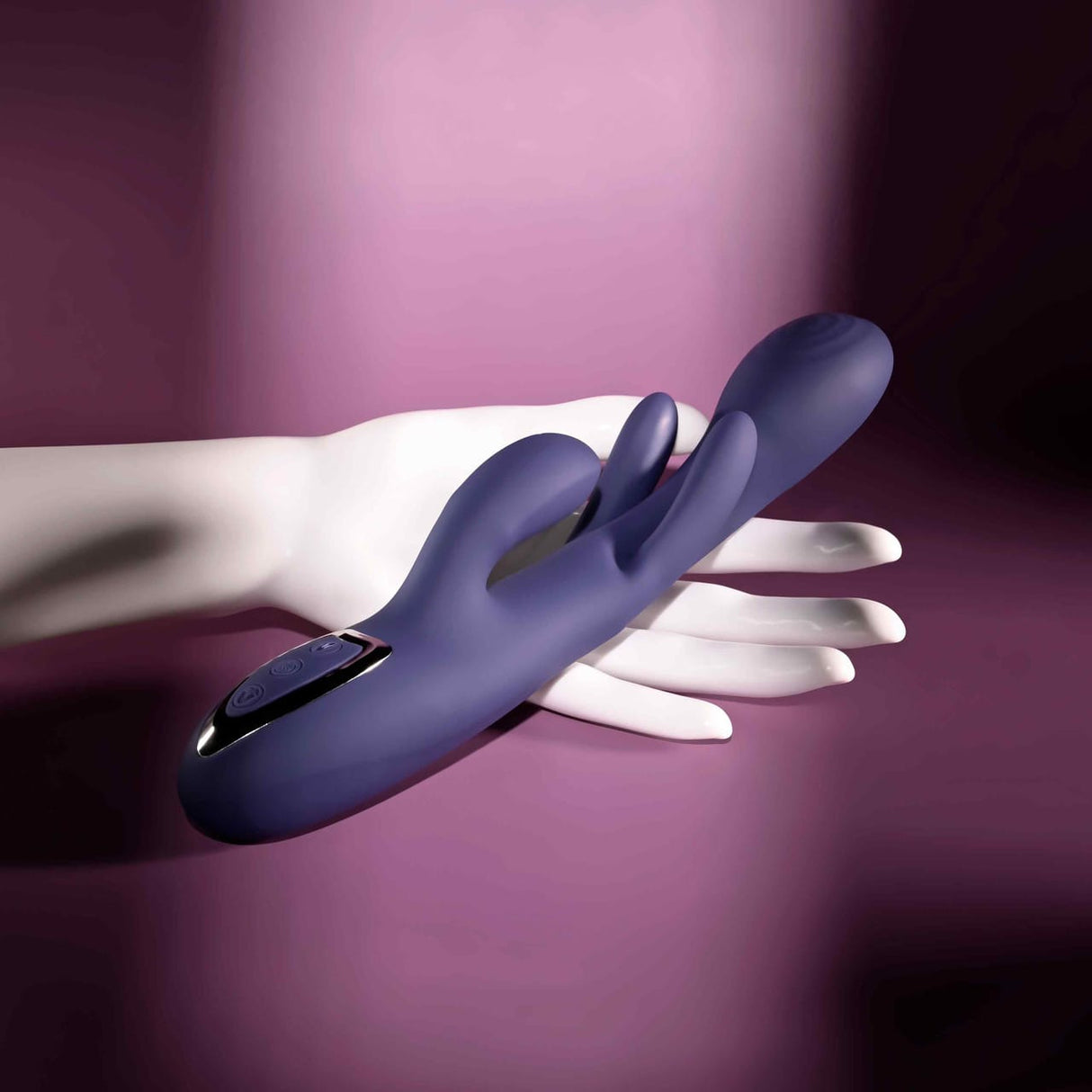 Evolved - Bow Down Rechargeable Rabbit Vibrator (Purple) EV1217 CherryAffairs