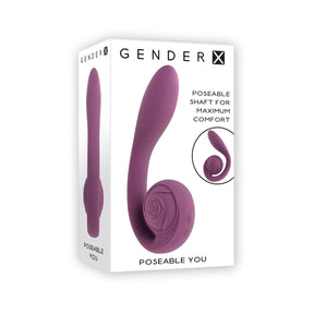 Evolved - Gender X Poseable You Flexible Vibrator (Purple) EV1124 CherryAffairs