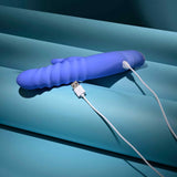 Evolved - Knock Knock Rechargeable Rabbit Vibrator (Blue) EV1219 CherryAffairs