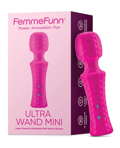 Femme Funn - Ultra Mini Wand Massager (Pink) FEF1008 CherryAffairs