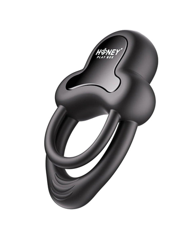 Honey Play Box - Anello App-Controlled Rechargeable Vibrating Cock Ring (Black) OT1309 CherryAffairs