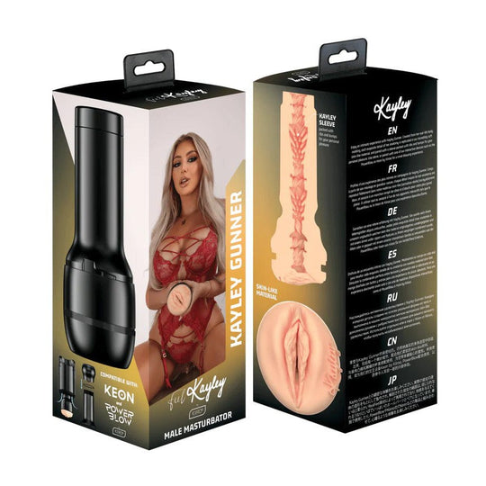 Kiiroo - Koleksi Bintang Strokers Feel Kayley Gunner Masturbator (Beige)