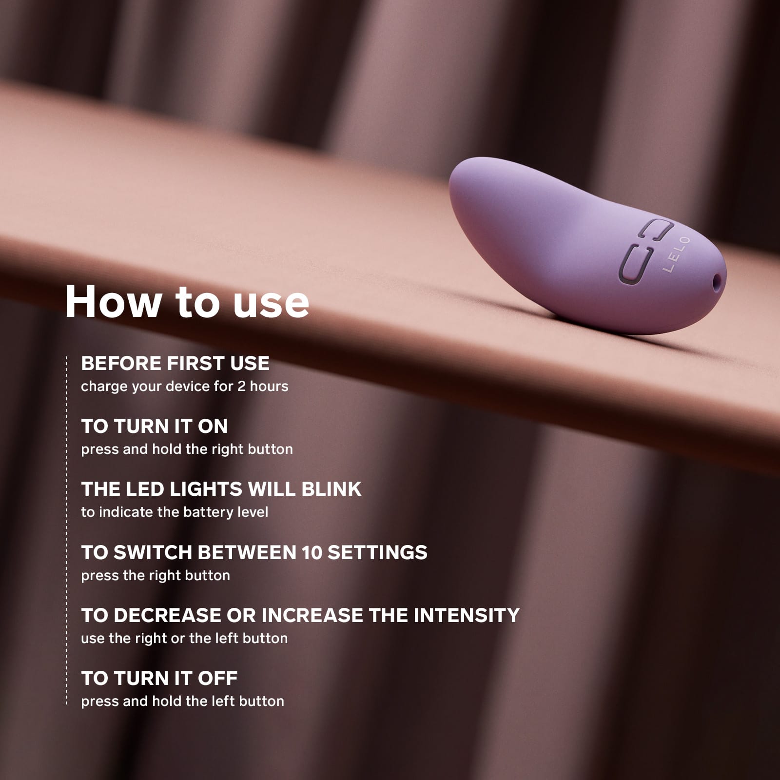 LELO LILY 3 control guide
