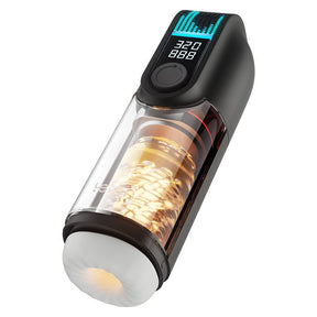 Leten - Black Hole Pro Tornado Automatic Thrusting Masturbator (Black) LET1034 CherryAffairs