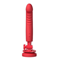 Lovense - Mission 2 Dildo Cawan Sedut Bergetar Kawalan Aplikasi (Merah)