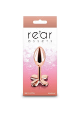 NS Novelties - Rear Assets Clover Aluminium Anal Plug (Gunmetal) NS1174 CherryAffairs