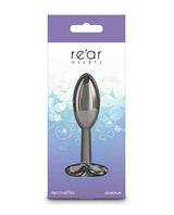 NS Novelties - Rear Assets Clover Aluminium Anal Plug (Gunmetal) NS1174 CherryAffairs