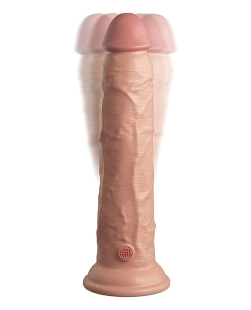 Pipedream - King Cock Elite Vibrating Silicone Suction Dildo CherryAffairs